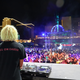 Sage Armstrong at the Alienstock party in Las Vegas.